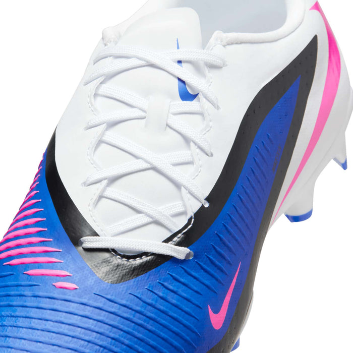 Nike Phantom 6 Low Academy FG/MG Football Boots (Racer Blue/Pink Blast/White)