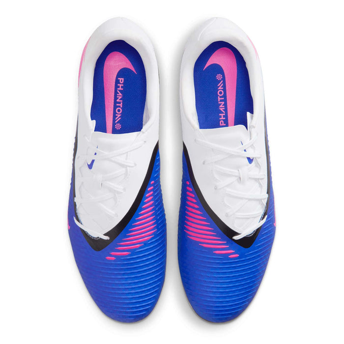 Nike Phantom 6 Low Academy FG/MG Football Boots (Racer Blue/Pink Blast/White)