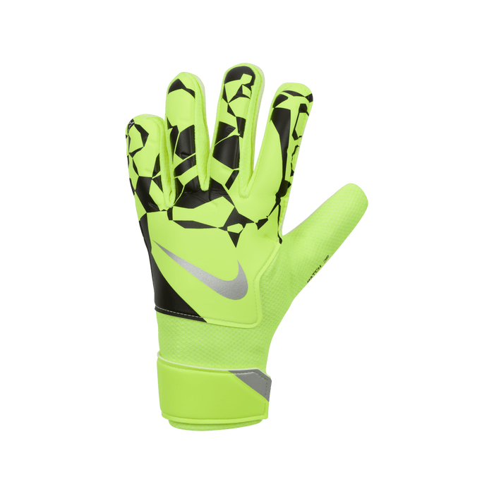 Nike GK Junior Match Glove (Volt/Black/Metallic Silver)