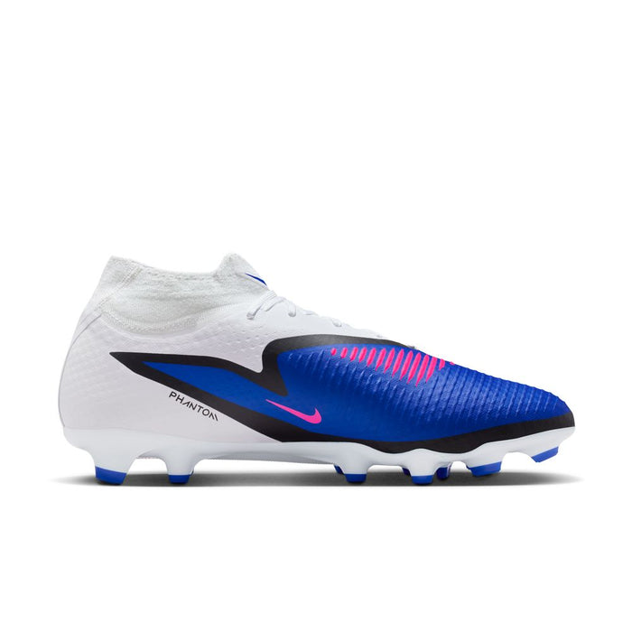 Nike Phantom 6 High Academy FG/MG Football Boots (Racer Blue/White)