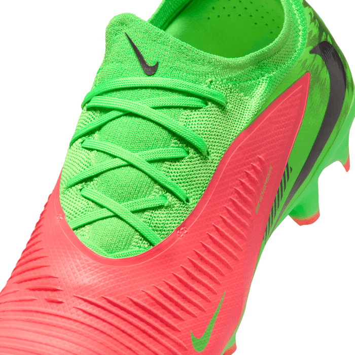 Nike Phantom 6 Low Pro 'Erling Haaland' FG Football Boots (Hot Punch/Green)