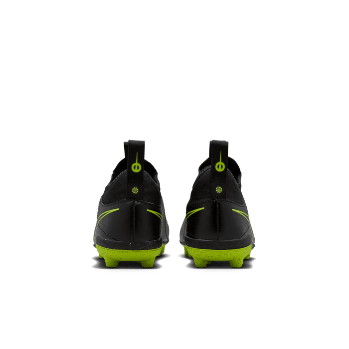 Nike Tiempo Maestro Flex FG/MG Jnr Football Boots (Black/Volt/Black)