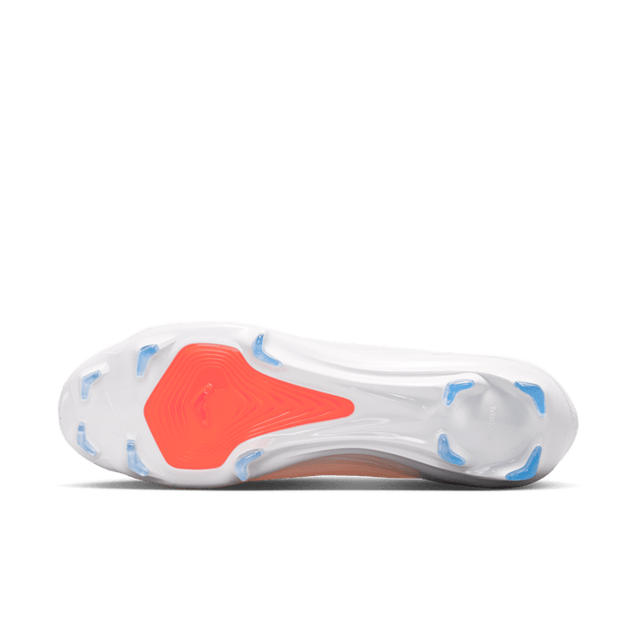 Nike Mercurial Superfly 11 Pro FG football boot in white, blur and bright crimson - firm-ground outsole and studs