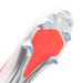 Nike Mercurial Superfly 11 Pro FG football boot in white, blur and bright crimson - close-up detail