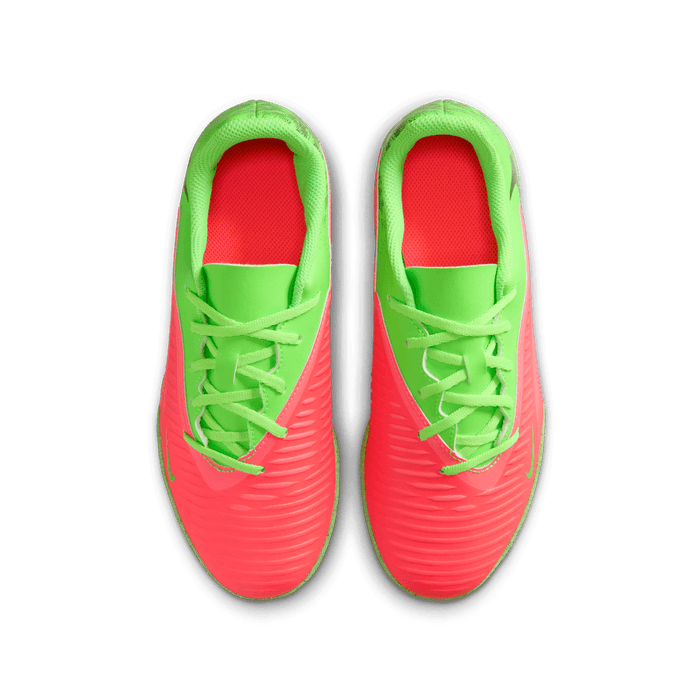 Nike Phantom 6 Low Club 'Erling Haaland' Jnr Indoor Football Shoes (Hot Punch/Green)