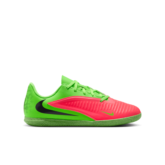 Nike Phantom 6 Low Club 'Erling Haaland' Jnr Indoor Football Shoes (Hot Punch/Green)
