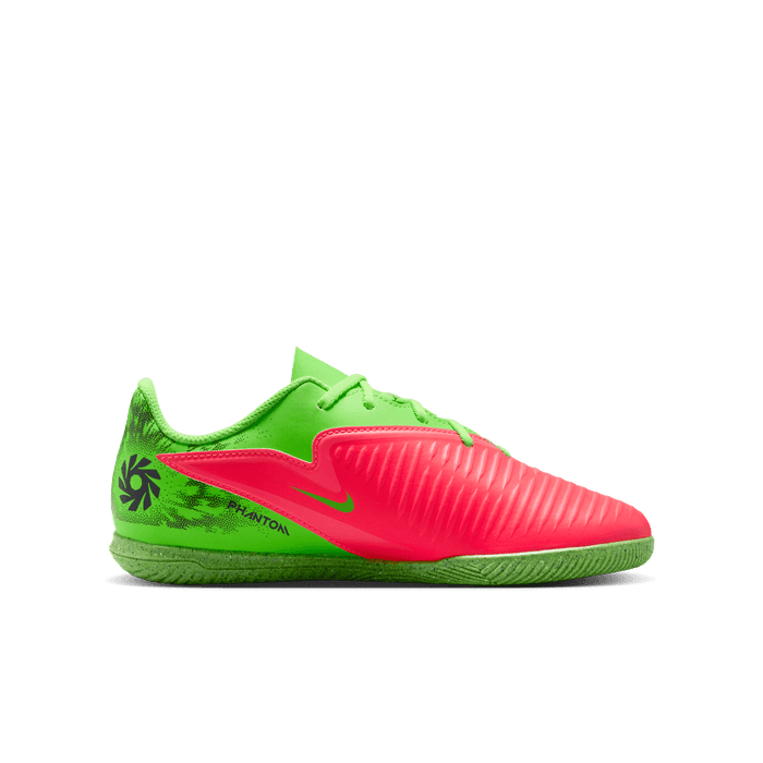 Nike Phantom 6 Low Club 'Erling Haaland' Jnr Indoor Football Shoes (Hot Punch/Green)