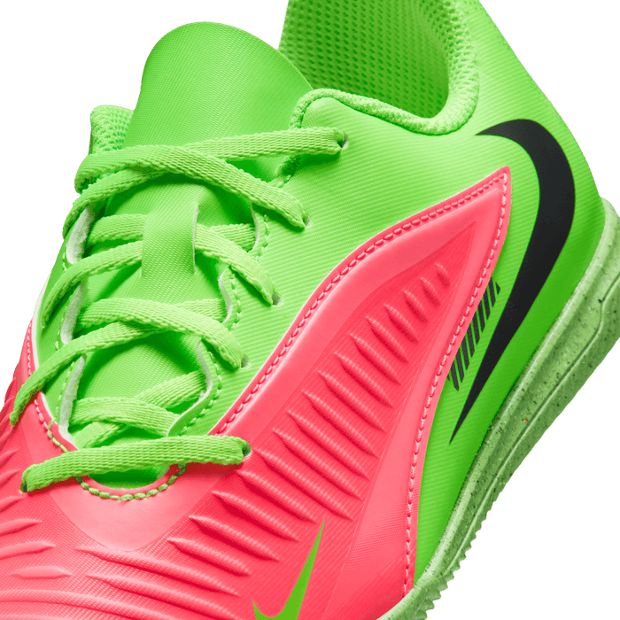 Nike Phantom 6 Low Club 'Erling Haaland' Jnr Indoor Football Shoes (Hot Punch/Green)