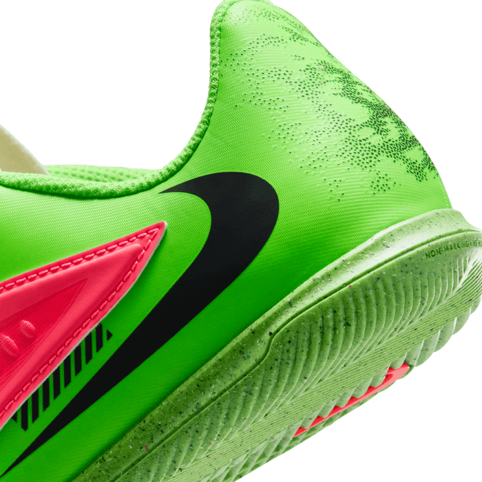 Nike Phantom 6 Low Club 'Erling Haaland' Jnr Indoor Football Shoes (Hot Punch/Green)