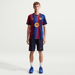 FC Barcelona 2026/27 home football jersey in blue and garnet Blaugrana - front view on model