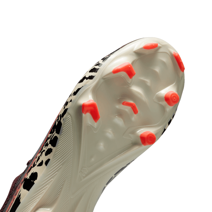 Nike United Mercurial Vapor 16 Academy FG/MG Jnr Football Boots (Burgundy/Silver)