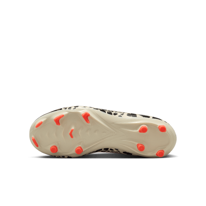 Nike United Mercurial Vapor 16 Academy FG/MG Jnr Football Boots (Burgundy/Silver)