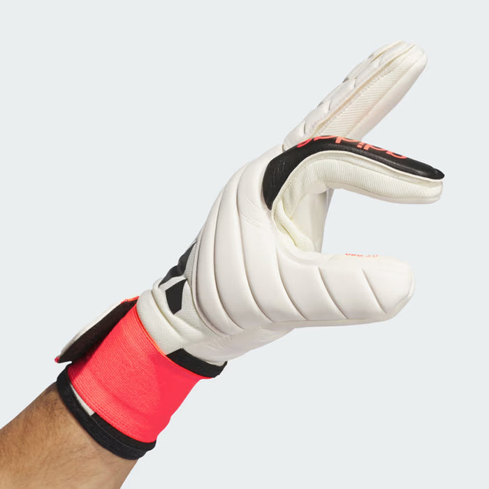 Adidas Copa League GK Gloves (Ivory/Solar Red/Black)