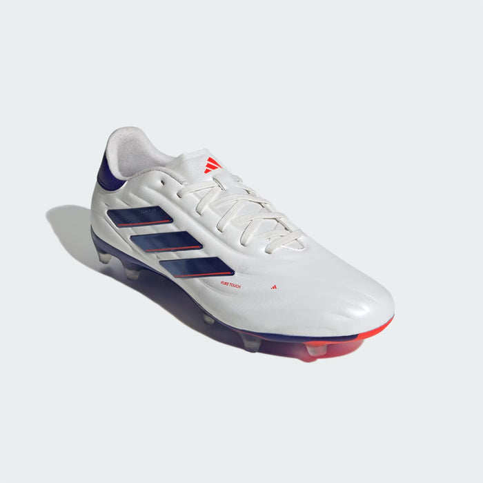 Adidas Copa Pure 2 Pro FG Football Boots (White/Lucid Blue/Solar Red)