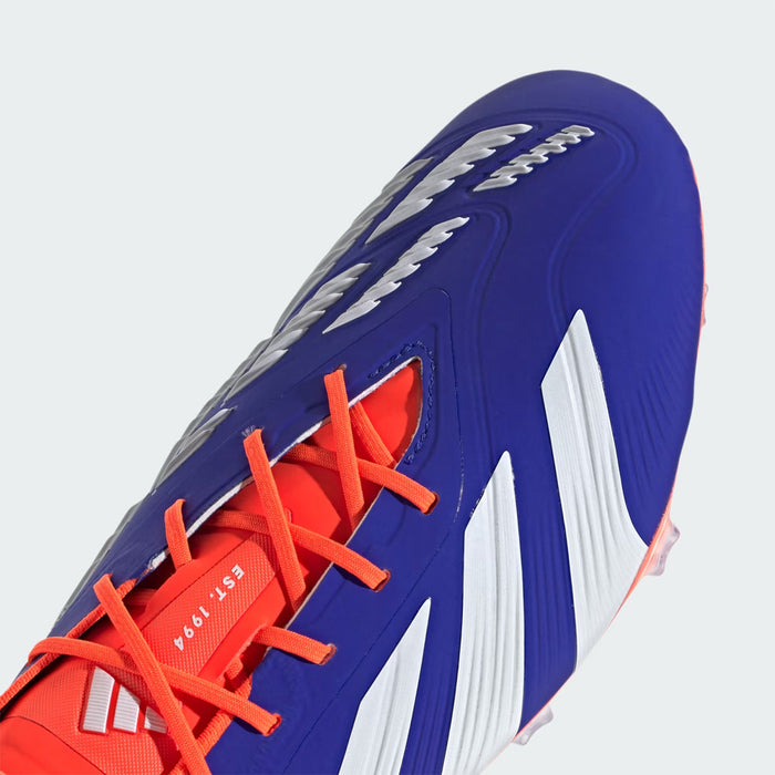 Adidas Predator Elite FG Football Boots (Lucid Blue/White/Solar Red)