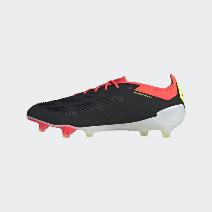 Adidas Predator Elite Low FG Football Boots (Black/White/Solar Red)