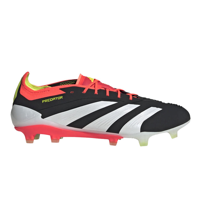 Adidas Predator Elite Low FG Football Boots (Black/White/Solar Red)