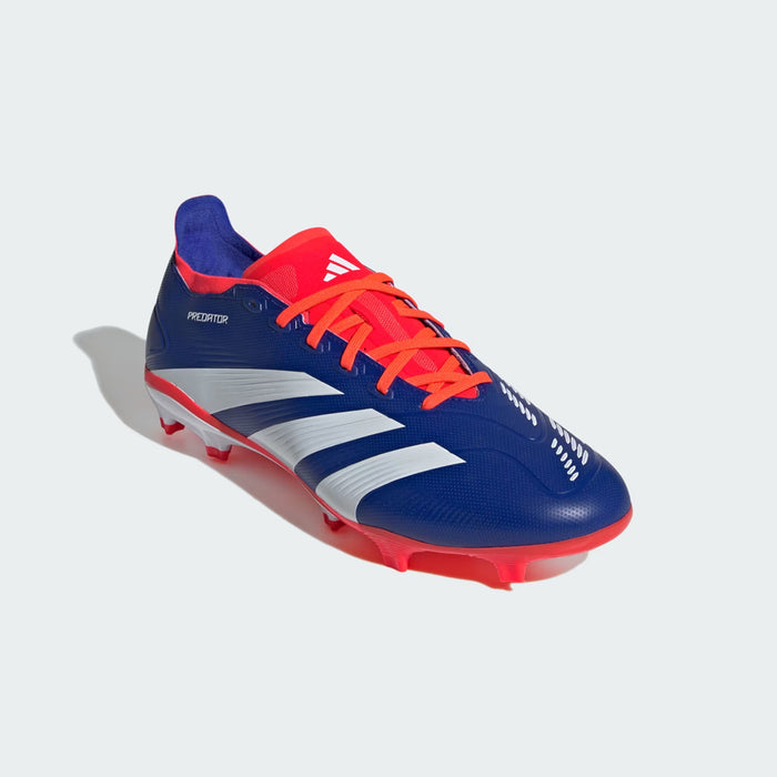 Adidas Predator League FG Football Boots (Lucid Blue/White/Solar Red)