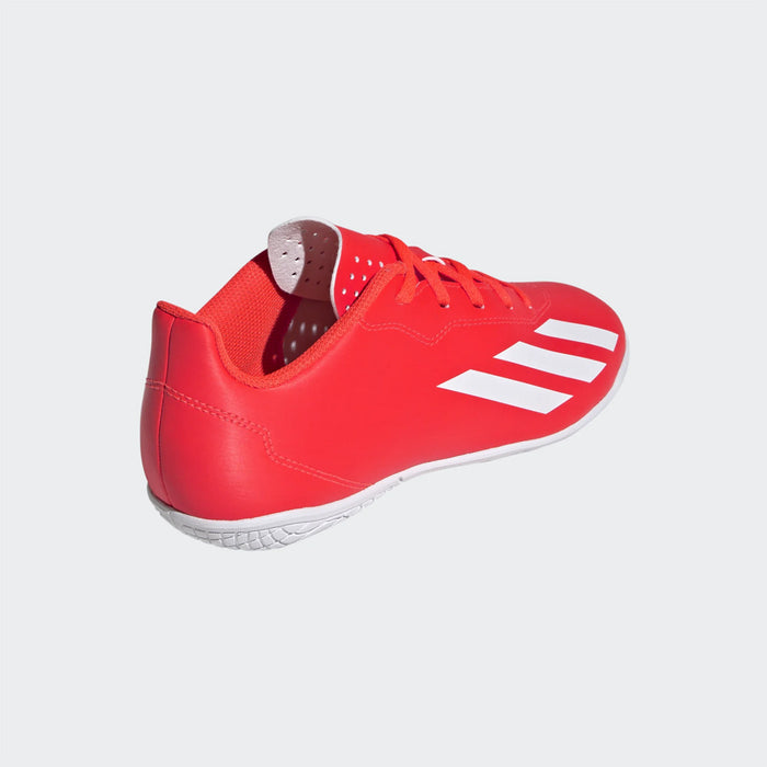 Adidas X Crazyfast Club Indoor Jnr Football Shoes (Solar Red/White/Yellow)