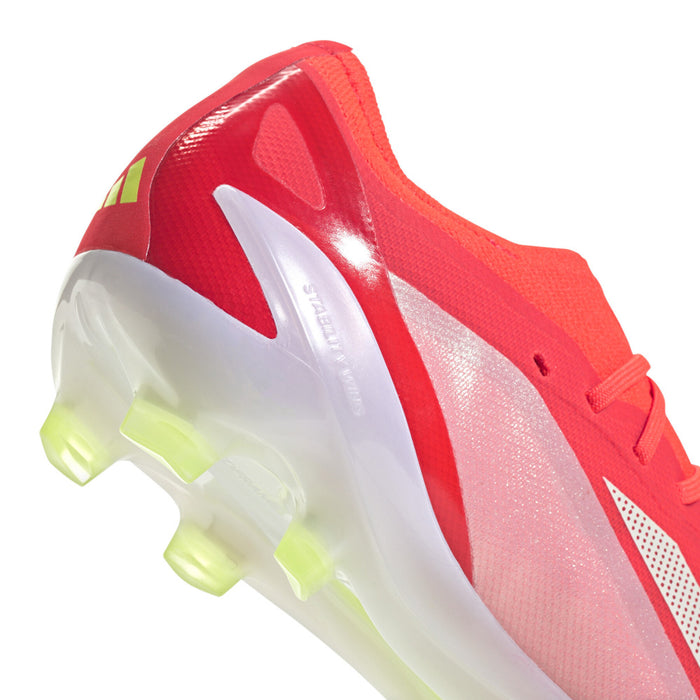 Adidas X Crazyfast Elite FG Football Boots (Solar Red/White/Yellow)
