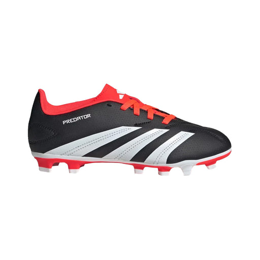 Adidas Predator FxG Jnr Football Boots Black White Solar Red Football Central