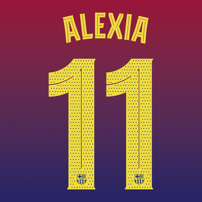 FC Barcelona Home Print 25/26 (Youth) - ALEXIA 11