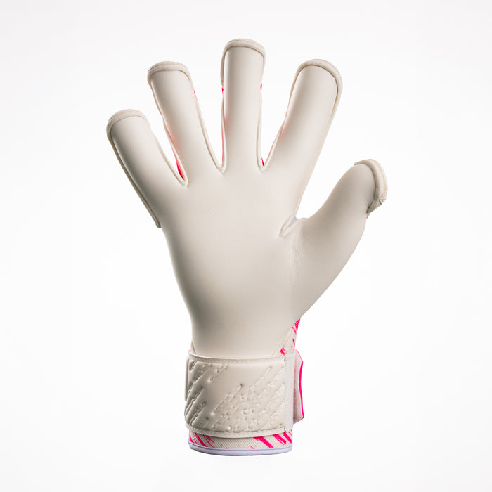 The One Glove OG1 - Amped Goalkeeper Glove (White/Hot Pink)