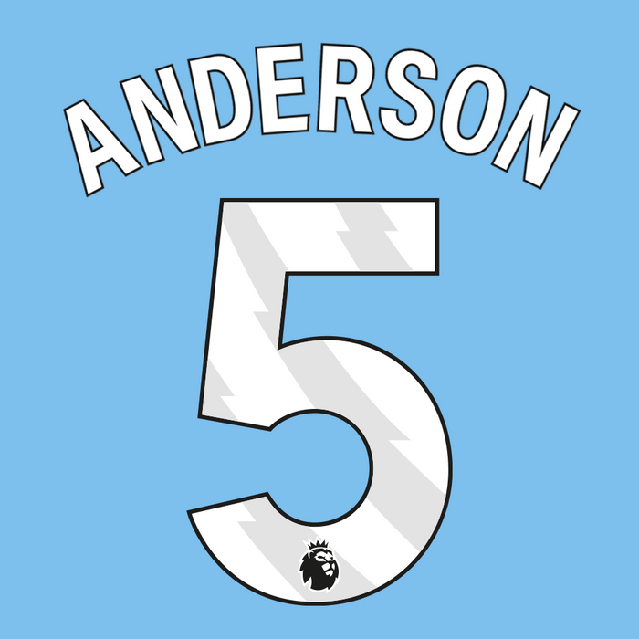 Premier League Print White (Adult) - ANDERSON 5