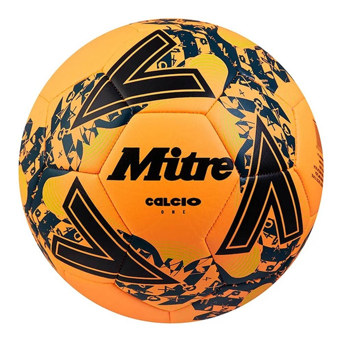 Mitre Calcio One Football (Orange/Black)