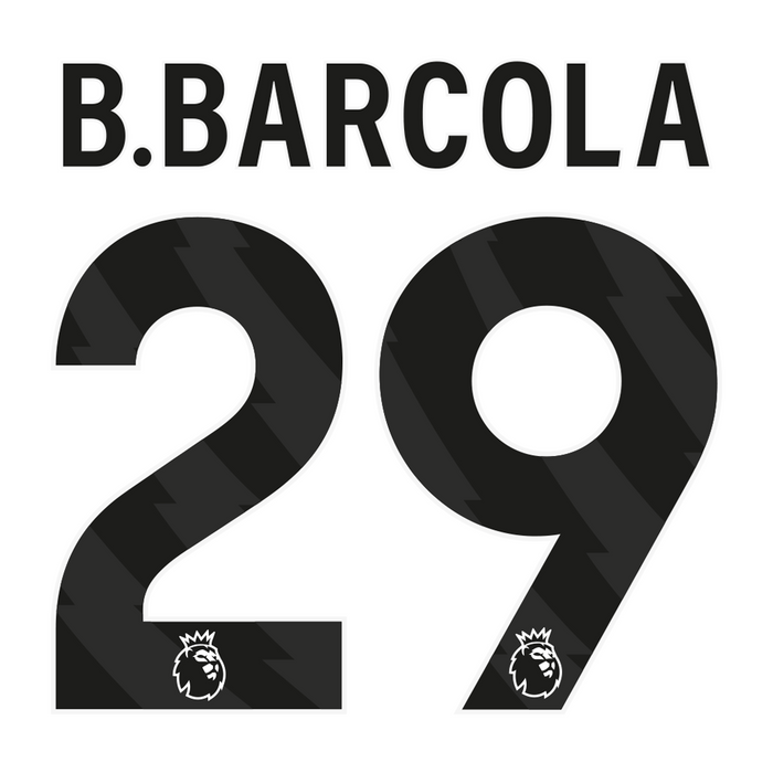 Premier League Print Black (Youth) - B.BARCOLA 29