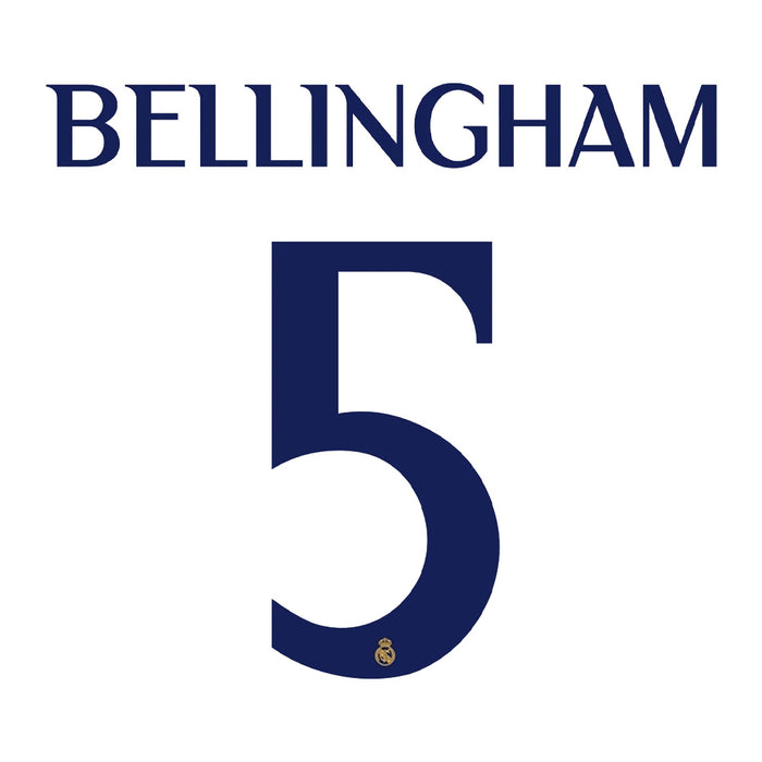Real Madrid Home Print 23/24 (Adult) - BELLINGHAM 5