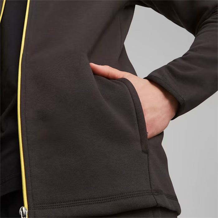 Borussia Dortmund Casuals Hooded Jacket (Black/Yellow)