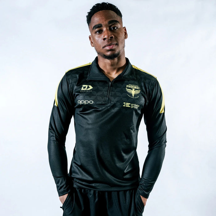 Wellington Phoenix Mens 1/4 Zip Pullover 25/26 - Black