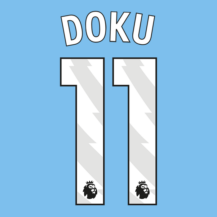 Premier League Print White (Adult) - DOKU 11