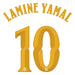 FC Barcelona Lamine Yamal 10 name and number print, youth, for the 26/27 home shirt