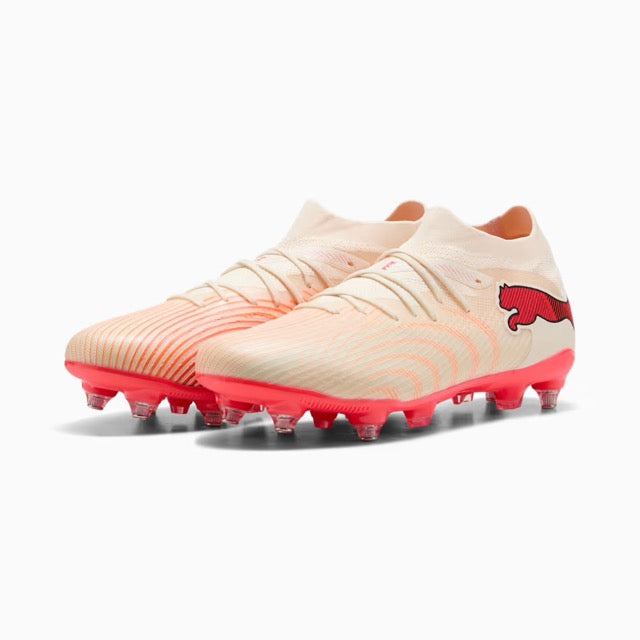 Puma Future 9 Match MxSG Football Boots (Sugared Almond/Puma White/Ultra Red)