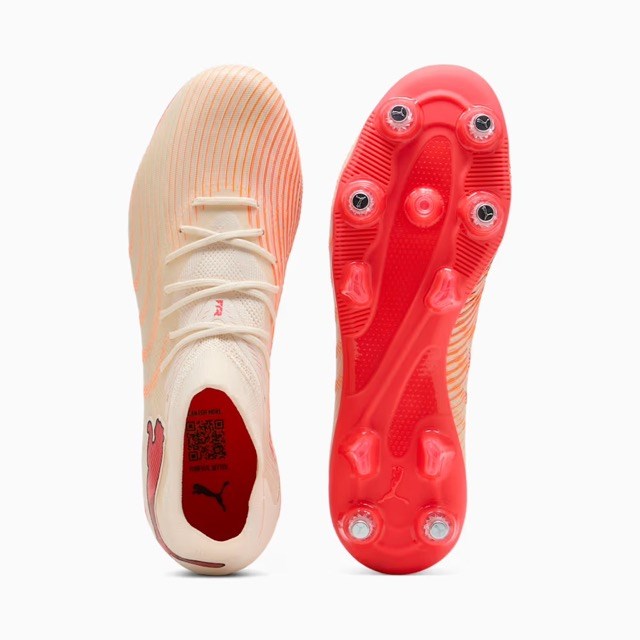 Puma Future 9 Match MxSG Football Boots (Sugared Almond/Puma White/Ultra Red)