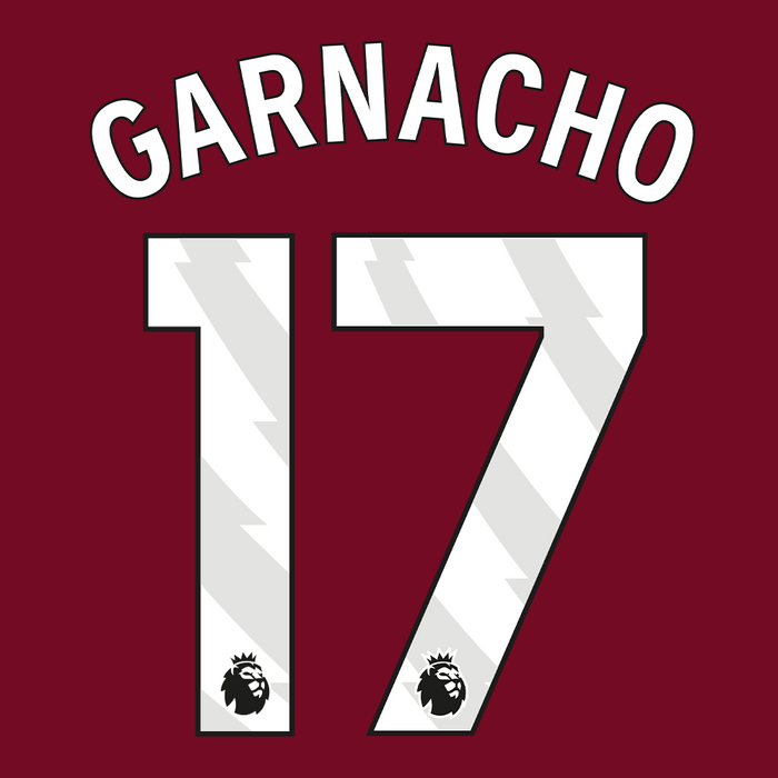 Premier League Print Adult (White) - GARNACHO 17