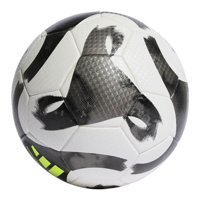 Adidas Tiro League Artificial Ground Football (White/Black/Iron Metallic/Solar Yellow)