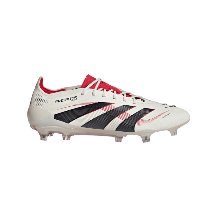 Adidas Predator Elite FG Football Boot (Off White/Core Black/Pure Ruby)