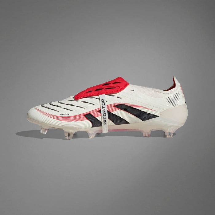 Adidas Predator Elite Fold-Over Tongue FG Football Boot (Off White/Core Black/Pure Ruby)