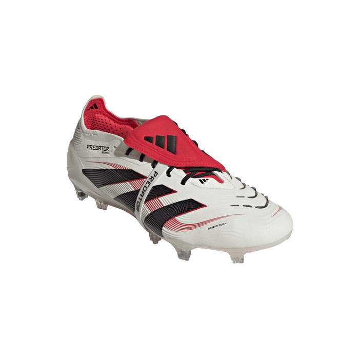 Adidas Predator Elite Fold-Over Tongue FG Football Boot (Off White/Core Black/Pure Ruby)