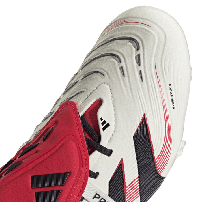 Adidas Predator Elite Fold-Over Tongue FG Football Boot (Off White/Core Black/Pure Ruby)