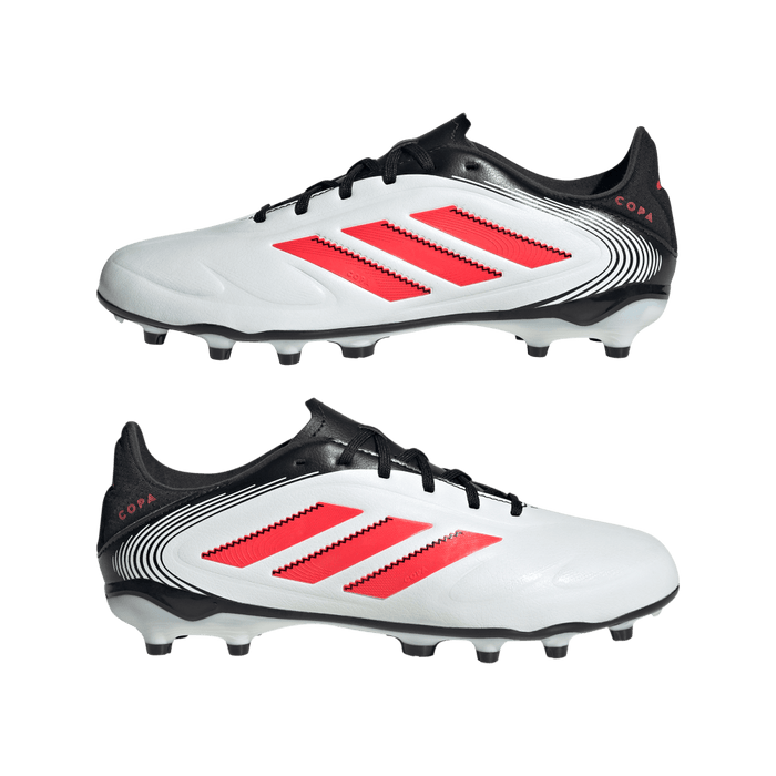 Adidas Copa Pure 3 League FG Jnr Football Boots (Cloud White/Lucid Red/Core Black)