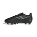 adidas Deportivo III FxG junior football boot in black and grey - inner side profile
