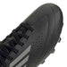adidas Deportivo III FxG junior football boot in black and grey - upper detail close-up