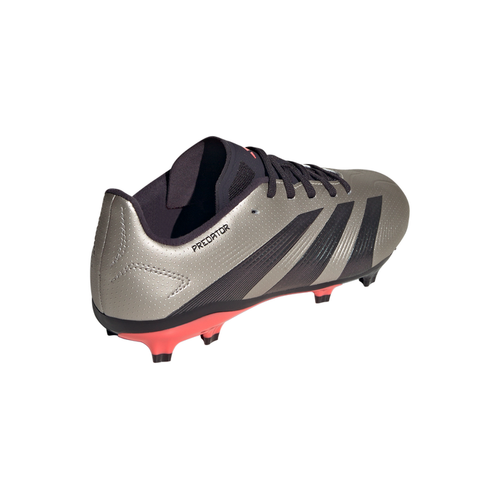 Adidas Predator League FG Junior Football Boots ((Platinum Metallic/Aurora Black/Carbon)