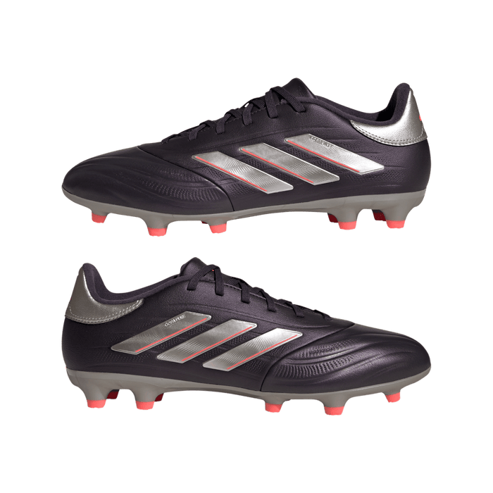 Adidas Copa Pure 2 League FG Football Boots (Aurora Black/Platinum Metallic/Turbo)