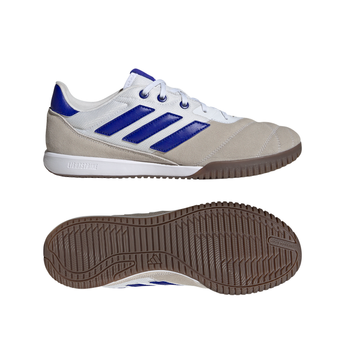 Adidas Copa Gloro IN Indoor Football Shoes (White/Lucid Blue/Gum)