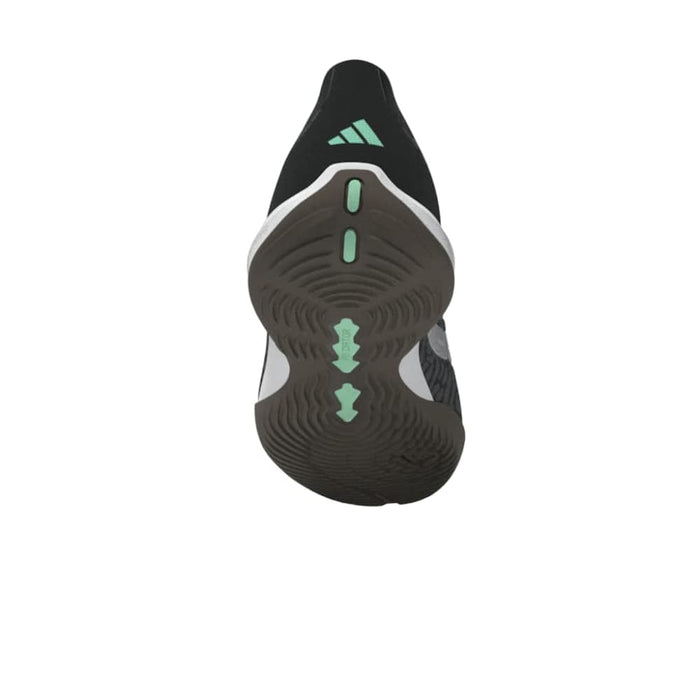 Adidas Predator League Fold-Over Tongue Indoor Junior Football Shoes (Core Black/Silver Metallic/Pulse Mint)